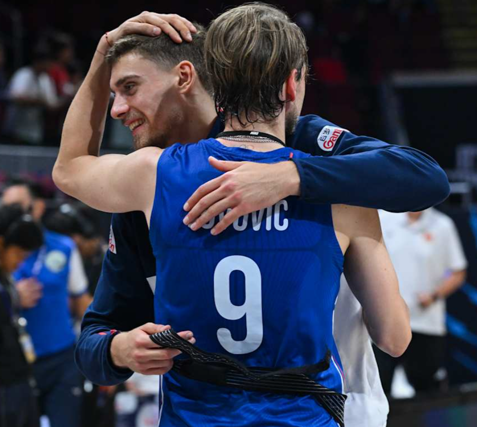 从这里中国, 塞尔维亚男, 男排这场比